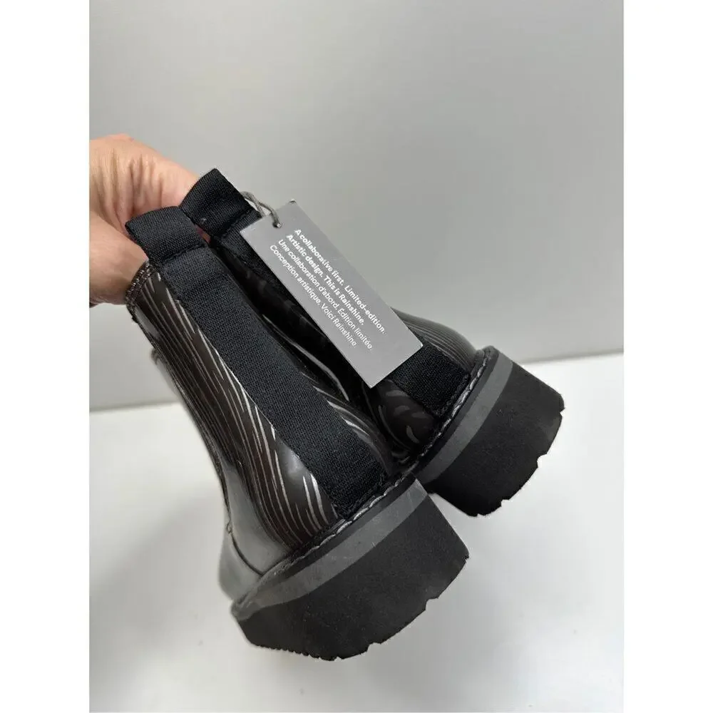 Cougar Printed‎ Waterproof Rubber Rain Boots Kensington Size 6 New